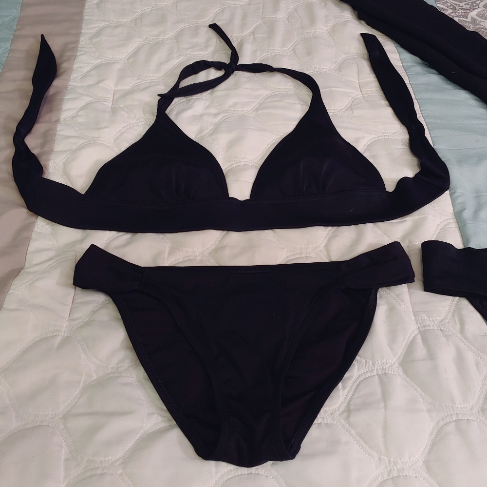 Victoria's Secret Black Bikini with two +
